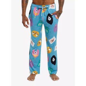 Adventure Time Sleep Pajama Lounge Pants LARGE 36-38 NEW